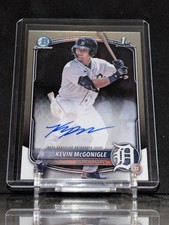 2025 Bowman Chrome Prospects Autograph Kevin McGonigle #CPA-KM 1st Bowman Auto picture