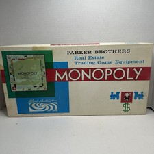 VTG 1961 Monopoly Board Game by Parker Brothers - COMPLETE/GOOD CONDITION picture