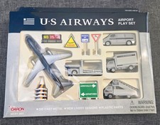 Daron US Airways Airport Play Set Diecast Metal Commercial Airliner RT 2691 NIB picture