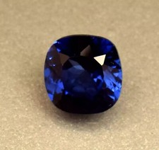 Natural Kashmir Blue Sapphire 9.54 Ct Cushion Cut Certified Loose Gemstone picture