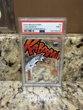 LUKA DONCIC PSA 9 2024 PANINI REVOLUTION #9 HORIZONTAL KABOOM SP MAVERICKS 2704 picture