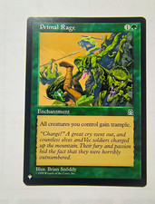 Primal Rage The List Reprints Regular Enchantment Uncommon Green English 1998 picture