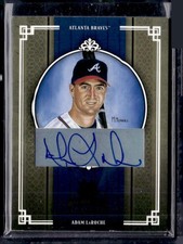 2005 Donruss Diamond Kings #22 Adam LaRoche Framed Green Platinum #/1 Auto picture