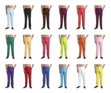 CONCITOR Men's Dress Pants Trousers Flat Front Slack Huge Selection Solid Colors picture