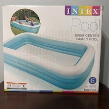  *Intex Swim Center Family Inflatable Pool  New In Box 120 inches by 72 inches  picture