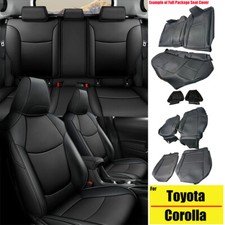 (All inclusive Custom)Car 5-Seat Covers For Toyota Corolla L LE 2020-2025 Black picture