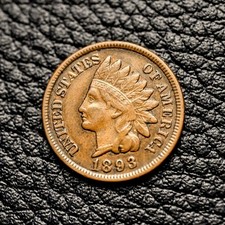(ITM-7433) 1893 Indian Cent ~ XF+ / EF+ Condition ~ COMBINED SHIPPING picture