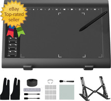 Graphic Drawing Tablet, Digital Sketch,Design for PC and Computer/Pad-12 Hot Key picture