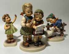 VTG Lot of 3 Hummel Goebel Germany Ceramic Figurines 195 336 793 MINT Condition picture