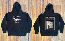 Very RARE Title Fight Black Hoodie Cotton Shirt Full size S-5XL HL78 picture