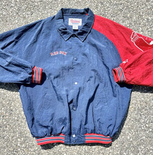 Vintage Starter Diamond Collection 90s Boston Red Sox Windbreaker Jacket Size XL picture