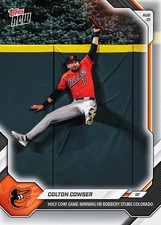2026 MLB Topps Now - #622 - Colton Cowser - Baltimore Orioles - Home Run Robbery picture
