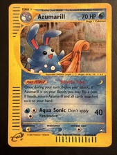 Azumarill Holo Rare H4/H32 Aquapolis 2003 Pokémon E-reader WOTC Card - LP picture