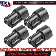 New BAT411 12V 4.8Ah Lithium-ion Battery For Bosch BAT412 BAT414 GSR GDR GSB GWI picture
