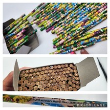 2012 Vintage McDonalds Painted Wooden Lead Pencils All Over Print RARE 100 Box picture