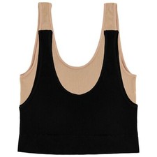 GapBody 2-Pack Comfort Bra Size S True Black picture