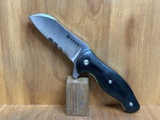 CRKT McGinnis Tuition 1160 Veff Serrated Blade Micarta Grips Retired EXCELLENT picture
