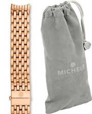MICHELE CSX SEREIN MINI 12mm 7 LINK Rose  Gold Tone BRACELET MS12FH267715 picture
