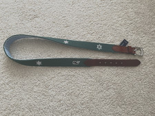NWOT Vineyard Vines Winter Holiday Xmas Needlepoint Belt Men's Sz 30 Snowflake picture