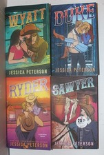 (4) JESSICA PETERSON BOOK LOT -  WYATT , DUKE , RYDER & SAWYER picture