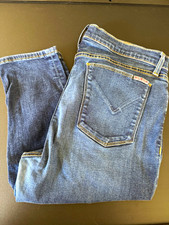 Hudson Krista Skinny Stretch Denim Jeans Blue Medium Wash Mid Rise, Size 32 picture