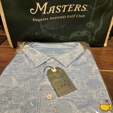 Masters Exclusive Blue Icon Design Masters Tech Golf Polo - Size XX LARGE picture