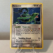 Pokémon TCG Vintage Rayquaza NON-holo 22/107 - MP - EX Deoxys 2005 picture