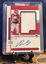 2021-22 NATIONAL TREASURES RPA AUTO RHAMONDRE STEVENSON ROOKIE #/49 #80 SEALED picture
