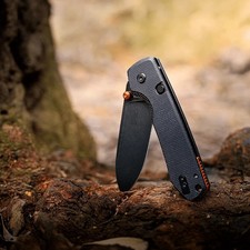 Vosteed Raccoon 2.0 14C28N Stonewashed Bowie Black Micarta Top Liner Lock A2902 picture