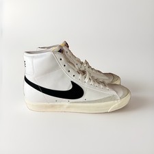 Nike Blazer Mid 77 Vintage White Black Mens 10.5 Womens 12 CZ1055-100 New picture