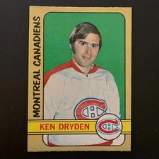 1972-73 O-Pee-Chee Ken Dryden #145 Montreal Canadiens Original Owner picture
