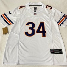Walter Payton #34 White Men's Stitched Jersey – Brand New picture