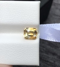 Natural Golden Citrine 0.90 Ct Cushion Cut Faceted Loose Gemstone picture