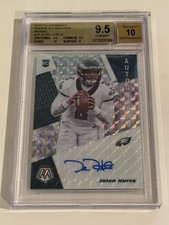 2020 Panini Mosaic Jalen Hurts Rookie Autographs RC BGS 9.5 #22 picture