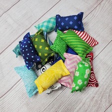 Mini Handmade Cat/Kitten Catnip Toy, Organic Catnip,  Cat Gift, Value Bag Of 10 picture