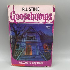 Goosebumps Welcome to Dead House Unnumbered First Edition SECOND Print SIGNED picture