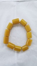 Bracelet made of yellow Baltic amber, Original natural amber, Gemstones. picture