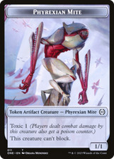 x4 Phyrexian Mite ONE MTG 11/14 TOKEN M/NM 4x picture