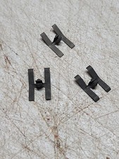 NOS 1950'S 1960'S CHEVROLET GM MOULDING CLIPS LOT OF 3 picture