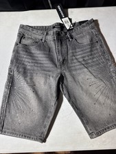 Kindred Men's Gray Straight Denim Jeans Regular Fit Solid Pattern Size 32 picture