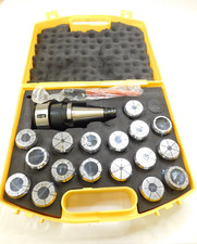 Interstate 19 Piece Full Grip Collet Chuck Set NMTB40 Taper Shank 230-7215 picture
