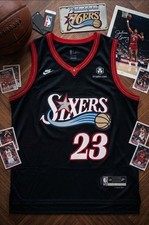 🔥 LeBron James 🔥#23 76ers CLASSIC FAN EDITION Stitched Jersey (Black) Men's LG picture