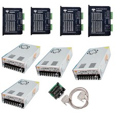 【US SHIP】4axis Stepper motor drive DM860A,7.8A, 24-80VDC+Power Supply 350W-60V picture