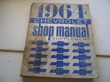 Factory CHEVROLET Original 1964 Chevrolet SS 283 327 4 speed  Shop Manual picture
