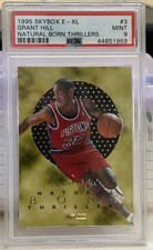 1995-96 Skybox E-XL Natural Born Thrillers #3 Grant Hill Pistons Graded PSA  9 picture