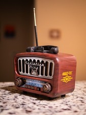 Fallout Vintage Radio Bluetooth Speaker | Vault Tec Prop | Sci Fi Room Decor picture