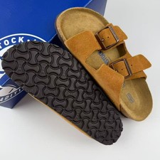 Birkenstock Arizona Soft Footbed Suede Leather Unisex Sandals | All Colors picture