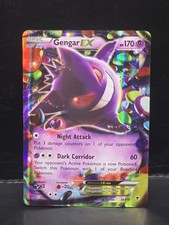 Pokemon TCG Gengar EX 34/119 Holo Phantom Forces 2014 Vintage MINT MINT PERFECT picture