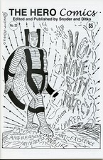 The Hero Comics 23, Steve Ditko, previously unpublished pencils picture