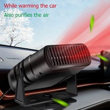USA Portable Electric Car Heater 12V Heating Fan Defogger Defroster Demister picture